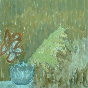 Mimosa and Other Flowers in a Vase by Gwen John