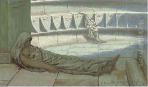 The death of Caesar by Frederick Hamilton Jackson