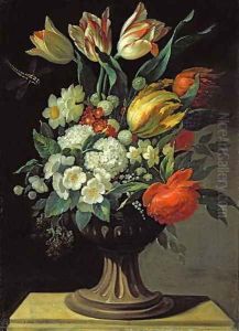 Still Life with Flowers by Jens Juel