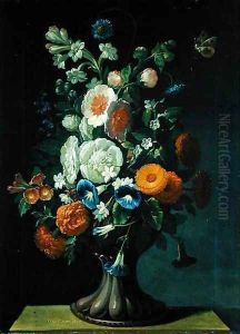 Still Life with Flowers 3 by Jens Juel