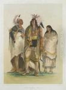 Group Of North American Indians, From Life by George Catlin