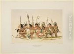 The War Dance by George Catlin
