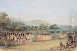 Ball Play Dance by George Catlin