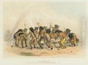 North American Indian Portfolio: Plate 8 by George Catlin