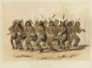 North American Indian Portfolio: Plate 18 by George Catlin