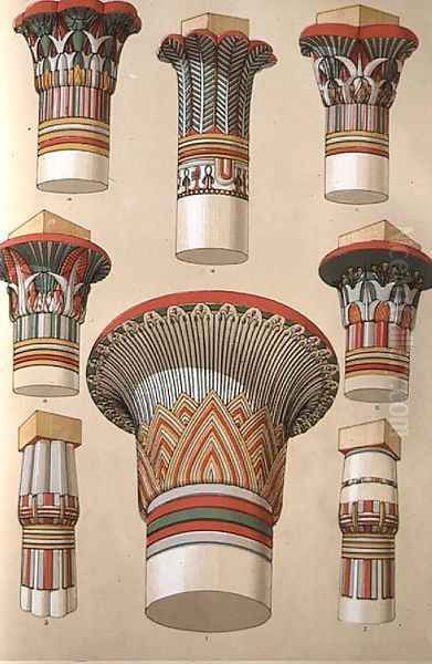 Egyptian Capitals - view 1