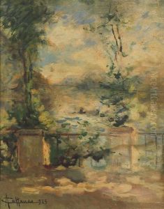 Paesaggio by Achille Cattaneo