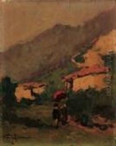 Paesaggio Alpino by Achille Cattaneo