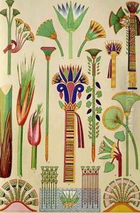Egyptian ornament from Grammar of Ornament by Owen Jones