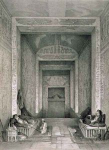 Entrance to a tomb in the Valley of the Kings by Owen Jones