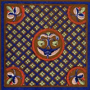 Border of a manuscript in the British Museum Chapter VII by Owen Jones