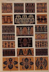 Ornaments from Greek and Etruscan Vases in the British Museum and the Louvre from Ch IV by Owen Jones