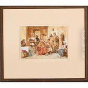 The Soldier""""s Feast by George Cattermole
