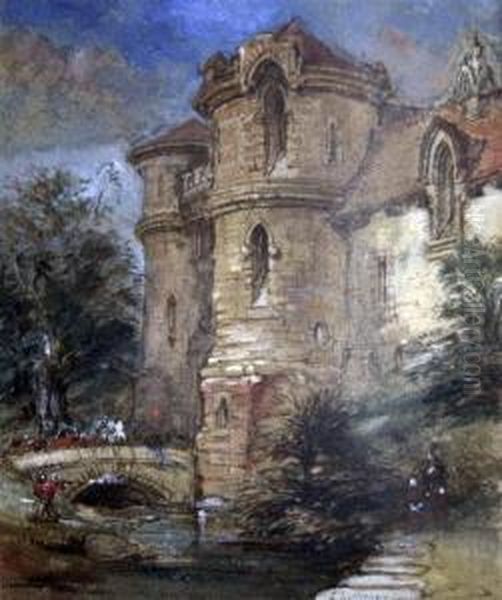 Soldiers Outside A Castle - view 1
