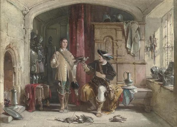 "sport In The Olden Time": The Falconer - view 1
