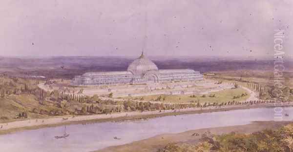Design for a projected exhibition at St Cloud Paris - view 1