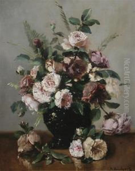 Roses In A Vase - view 1
