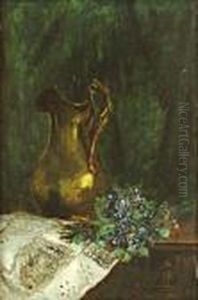 Nature Morte A L'aiguiere by Eugene Henri Cauchois
