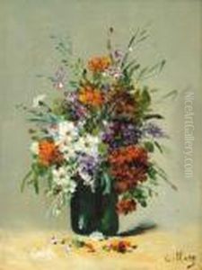 Bouquet Tricolore by Eugene Henri Cauchois