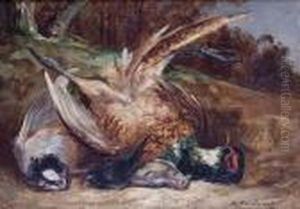 Nature Morte Aux Faisans by Eugene Henri Cauchois