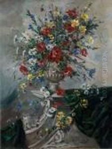 Bouquet De Fleurs by Eugene Henri Cauchois