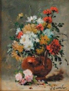 Bouquet Champetre by Eugene Henri Cauchois