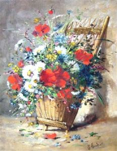 Basket Of Flowers Basket Of Flowers