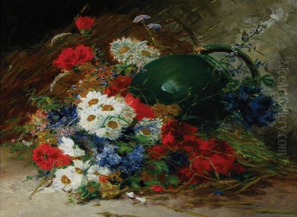 Overturned Vase Of Flowers - view 1