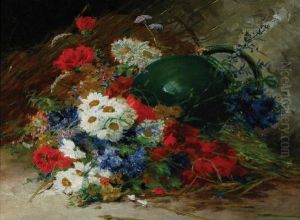 Overturned Vase Of Flowers