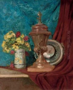 A Vase Of Chrysanthemums