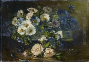 Nature Morte Aux Fleurs Dans Une Jardiniere thumbnail