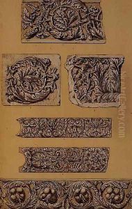 Fragments of the frieze and the soffits of the architraves of the Roman Temple at Brescia