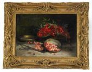 Le Panier De Cerises by Eugene Henri Cauchois