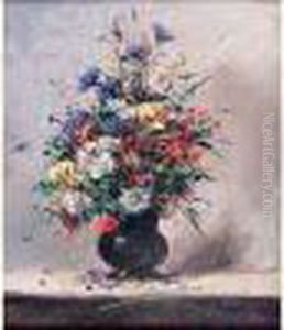 Bouquet Champetre by Eugene Henri Cauchois