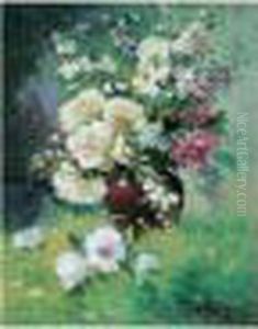 Anemones Et Cerisiers