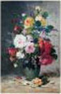 Bouquet De Roses Dans Un Vase Bouquet De Roses Dans Un Vase