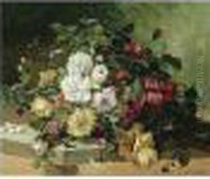 Etee De Roses by Eugene Henri Cauchois