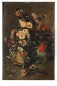 Fleurs Des Champs by Eugene Henri Cauchois