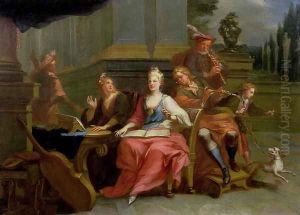 The Rehearsal by Etienne Jeaurat