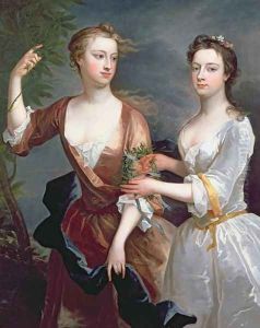 Martha and Theresa Blount by Charles Jervas