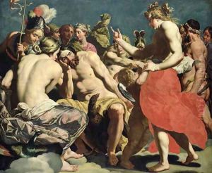 The Gods of Olympus by Abraham Janssens