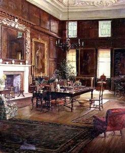 Interior of the State Room Governors House Royal Hospital Chelsea by George Percy Jacomb-Hood