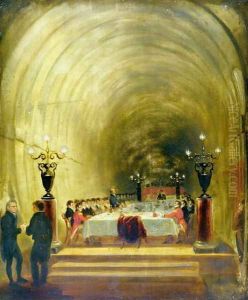 Banquet in Thames Tunnel held on 10th November 1827