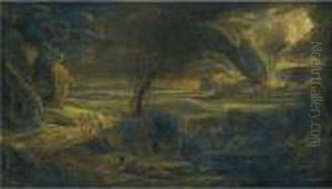 Landscape With Lot And His Daughters by Pieter the Younger Mulier