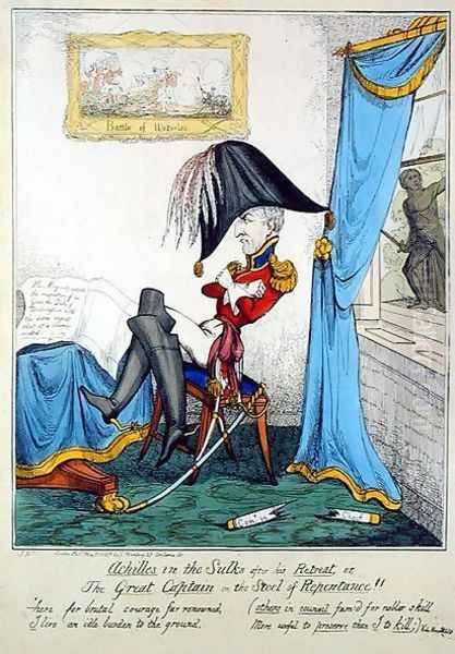 Achilles in the Sulks After His Retreat or The Great Captain on the Stool of Repentance - view 1