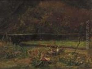 Fiori In Giardino by Vittorio Cavalleri