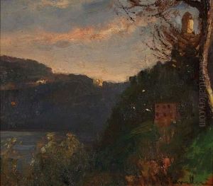 Scorcio Del Lago by Vittorio Cavalleri