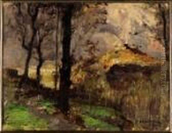 "tramonto A Pont St-martin" 1908 - view 1
