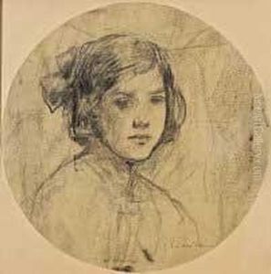 Volto Di Fanciulla by Vittorio Cavalleri