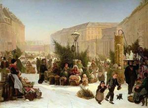 Selling Christmas Trees by David Jacob Jacobson